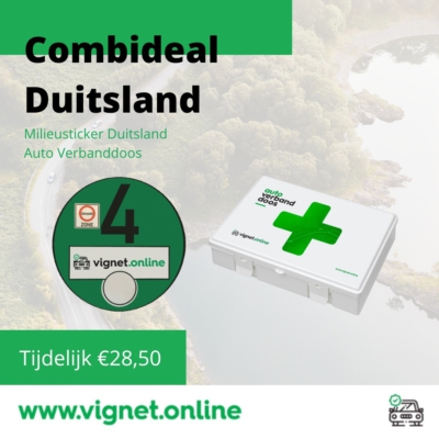 Combideal | Milieusticker Duitsland + Auto Verbanddoos