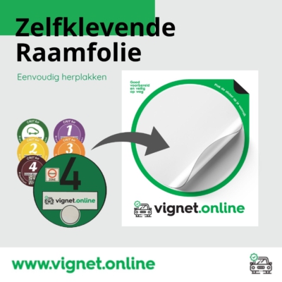 Zelfklevende Raamfolie | Milieusticker